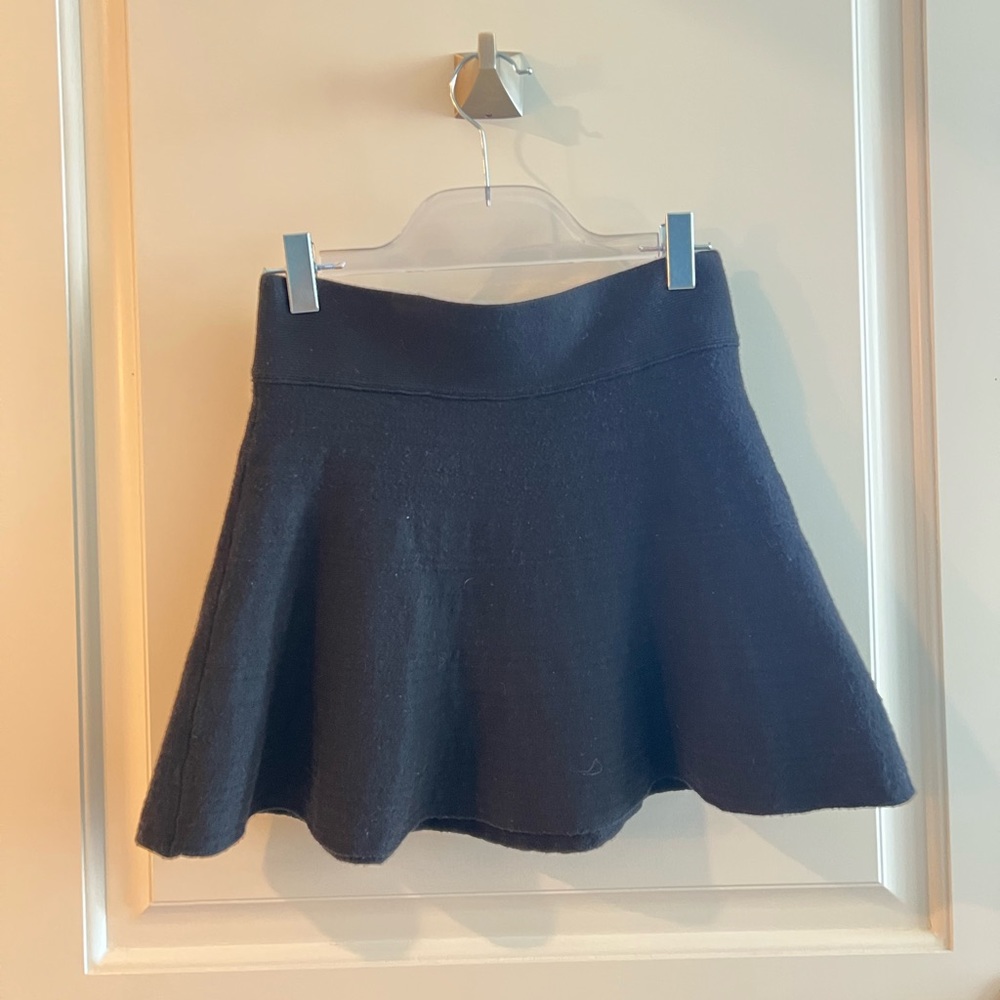 Talula Cotton Sweaterknit Mini Skirt (XS)